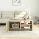 vidaXL sonoma tölgy színű szerelt fa dohányzóasztal 102 x 50 x 45 cm