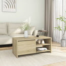 vidaXL sonoma tölgy színű szerelt fa dohányzóasztal 102 x 50 x 45 cm