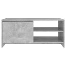vidaXL betonszürke szerelt fa dohányzóasztal 102x 50 x 45 cm