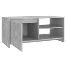 vidaXL betonszürke szerelt fa dohányzóasztal 102x 50 x 45 cm