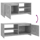 vidaXL betonszürke szerelt fa dohányzóasztal 102x 50 x 45 cm