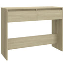 vidaXL sonoma tölgy színű szerelt fa dohányzóasztal 100x35x76,5 cm