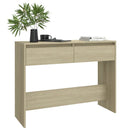 vidaXL sonoma tölgy színű szerelt fa dohányzóasztal 100x35x76,5 cm