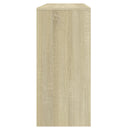 vidaXL sonoma tölgy színű szerelt fa dohányzóasztal 100x35x76,5 cm