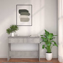vidaXL betonszürke szerelt fa dohányzóasztal 100x35x76,5 cm