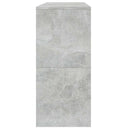 vidaXL betonszürke szerelt fa dohányzóasztal 100x35x76,5 cm