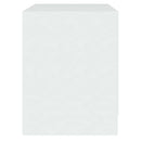 vidaXL fehér forgácslap éjjeliszekrény 45 x 34,5 x 44,5 cm