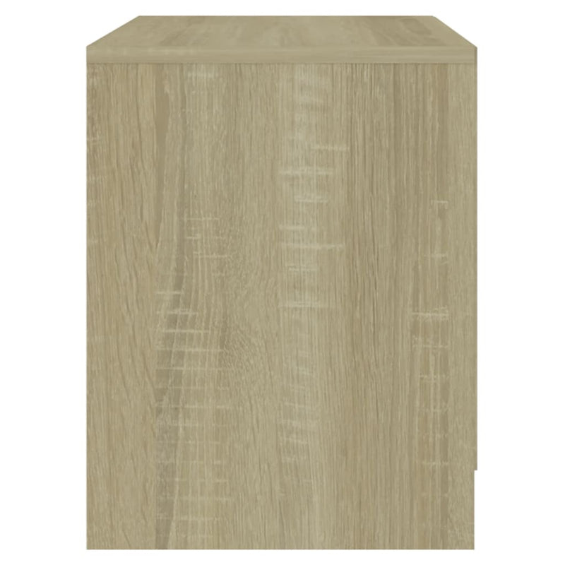 vidaXL 2 db sonoma tölgy szerelt fa éjjeliszekrény 45x34,5x44,5 cm