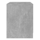 vidaXL betonszürke forgácslap éjjeliszekrény 45 x 34,5 x 44,5 cm