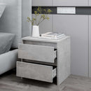 vidaXL betonszürke forgácslap éjjeliszekrény 45 x 34,5 x 44,5 cm