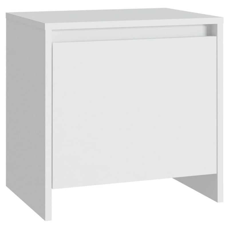 vidaXL fehér forgácslap éjjeliszekrény 45 x 34 x 44,5 cm