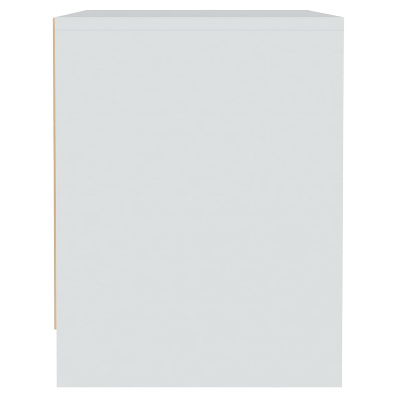 vidaXL fehér forgácslap éjjeliszekrény 45 x 34 x 44,5 cm