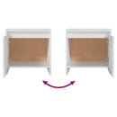 vidaXL fehér forgácslap éjjeliszekrény 45 x 34 x 44,5 cm