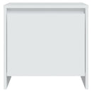 vidaXL 2 db fehér szerelt fa éjjeliszekrény 45x34x44,5 cm