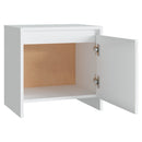 vidaXL 2 db fehér szerelt fa éjjeliszekrény 45x34x44,5 cm