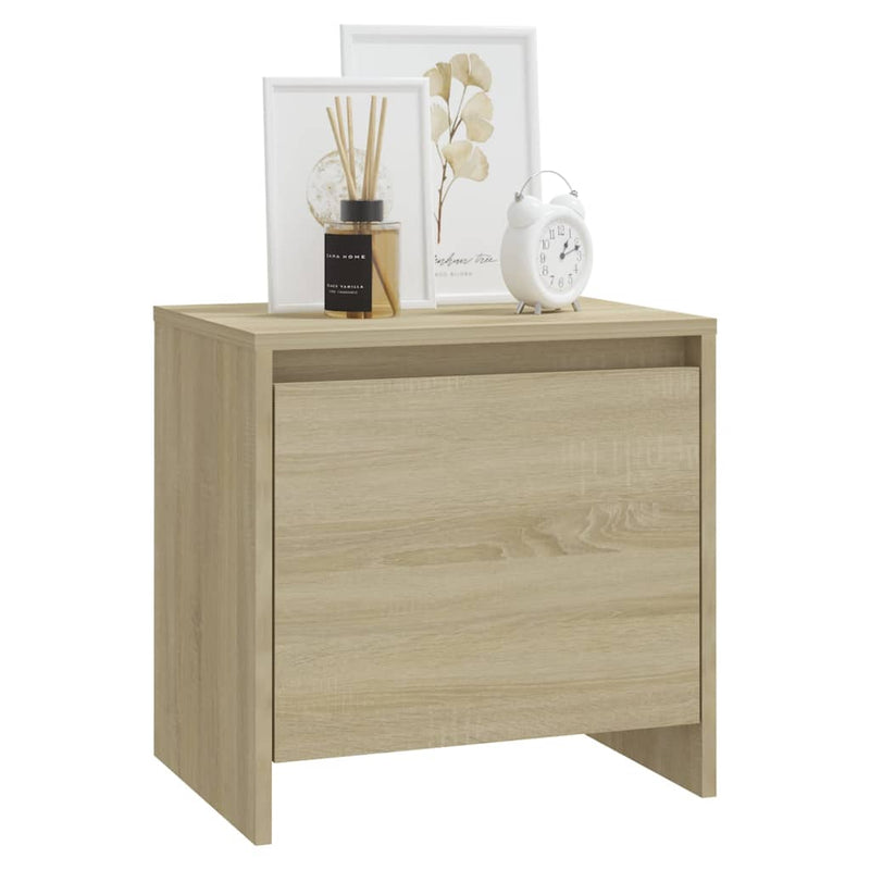 vidaXL sonoma tölgy színű szerelt fa éjjeliszekrény 45x34x44,5 cm