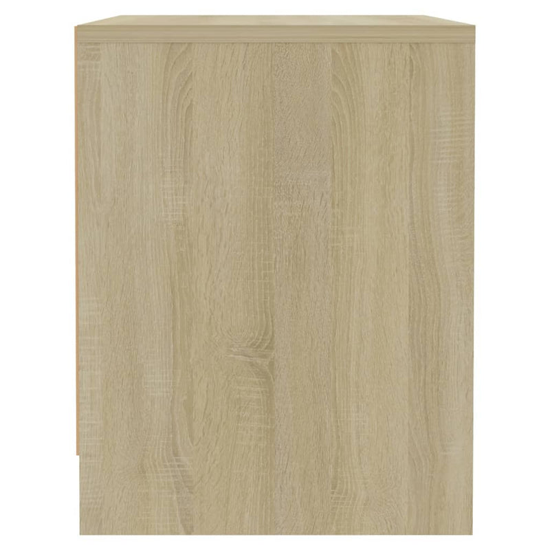 vidaXL sonoma tölgy színű szerelt fa éjjeliszekrény 45x34x44,5 cm
