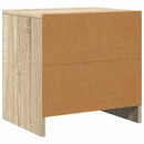 vidaXL 2 db sonoma tölgy éjjeliszekrény 45x34x44,5 cm