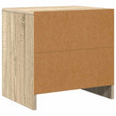 vidaXL 2 db sonoma tölgy éjjeliszekrény 45x34x44,5 cm