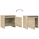 vidaXL 2 db sonoma tölgy éjjeliszekrény 45x34x44,5 cm