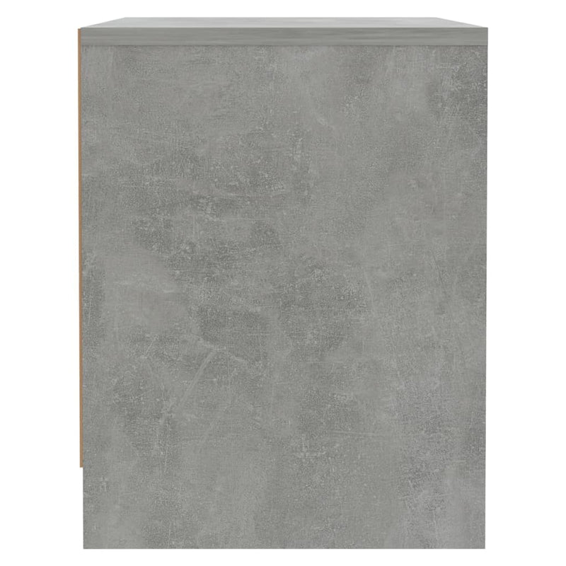 vidaXL betonszürke szerelt fa éjjeliszekrény 45x34x44,5 cm