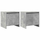 vidaXL 2 db betonszürke forgácslap éjjeliszekrény 45 x 34 x 44,5 cm