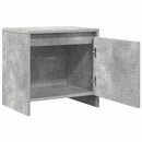 vidaXL 2 db betonszürke forgácslap éjjeliszekrény 45 x 34 x 44,5 cm