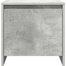 vidaXL 2 db betonszürke forgácslap éjjeliszekrény 45 x 34 x 44,5 cm
