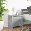 vidaXL 2 db betonszürke forgácslap éjjeliszekrény 45 x 34 x 44,5 cm