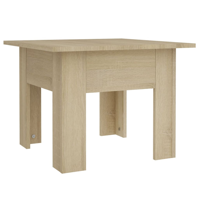 vidaXL sonoma tölgy szerelt fa dohányzóasztal 55 x 55 x 42 cm