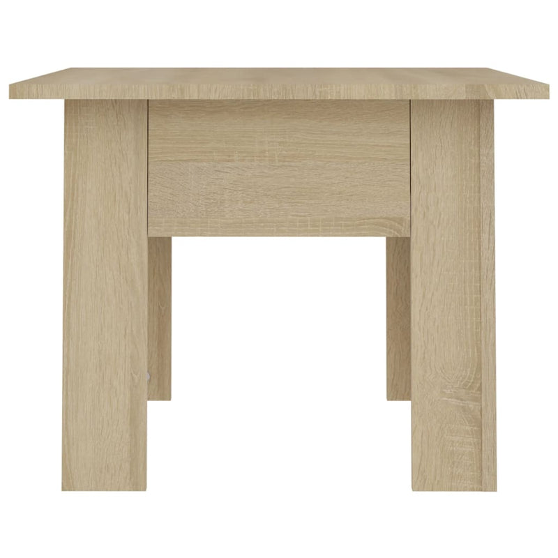 vidaXL sonoma tölgy szerelt fa dohányzóasztal 55 x 55 x 42 cm