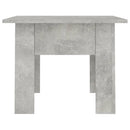 vidaXL betonszürke szerelt fa dohányzóasztal 55 x 55 x 42 cm