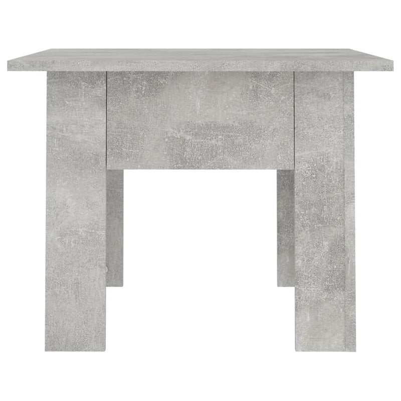 vidaXL betonszürke szerelt fa dohányzóasztal 55 x 55 x 42 cm