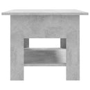 vidaXL betonszürke szerelt fa dohányzóasztal 102 x 55 x 42 cm