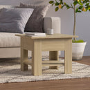 vidaXL sonoma tölgy szerelt fa dohányzóasztal 55 x 55 x 42 cm