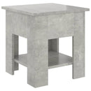vidaXL betonszürke szerelt fa dohányzóasztal 40x40x42 cm