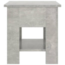 vidaXL betonszürke szerelt fa dohányzóasztal 40x40x42 cm