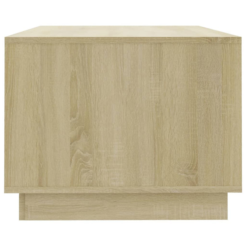 vidaXL sonoma tölgy színű szerelt fa dohányzóasztal 102x55x43 cm