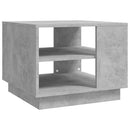 vidaXL betonszürke szerelt fa dohányzóasztal 55x55x43 cm