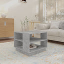vidaXL betonszürke szerelt fa dohányzóasztal 55x55x43 cm