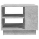 vidaXL betonszürke szerelt fa dohányzóasztal 55x55x43 cm