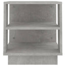 vidaXL betonszürke szerelt fa dohányzóasztal 40x40x43 cm