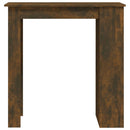 vidaXL füstös tölgy színű bárasztal tárolópolccal 102 x 50 x 103,5 cm