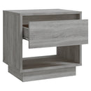 vidaXL 2 db szürke sonoma színű szerelt fa éjjeliszekrény 45x34x44 cm