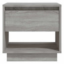 vidaXL 2 db szürke sonoma színű szerelt fa éjjeliszekrény 45x34x44 cm