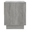vidaXL 2 db szürke sonoma színű szerelt fa éjjeliszekrény 45x34x44 cm