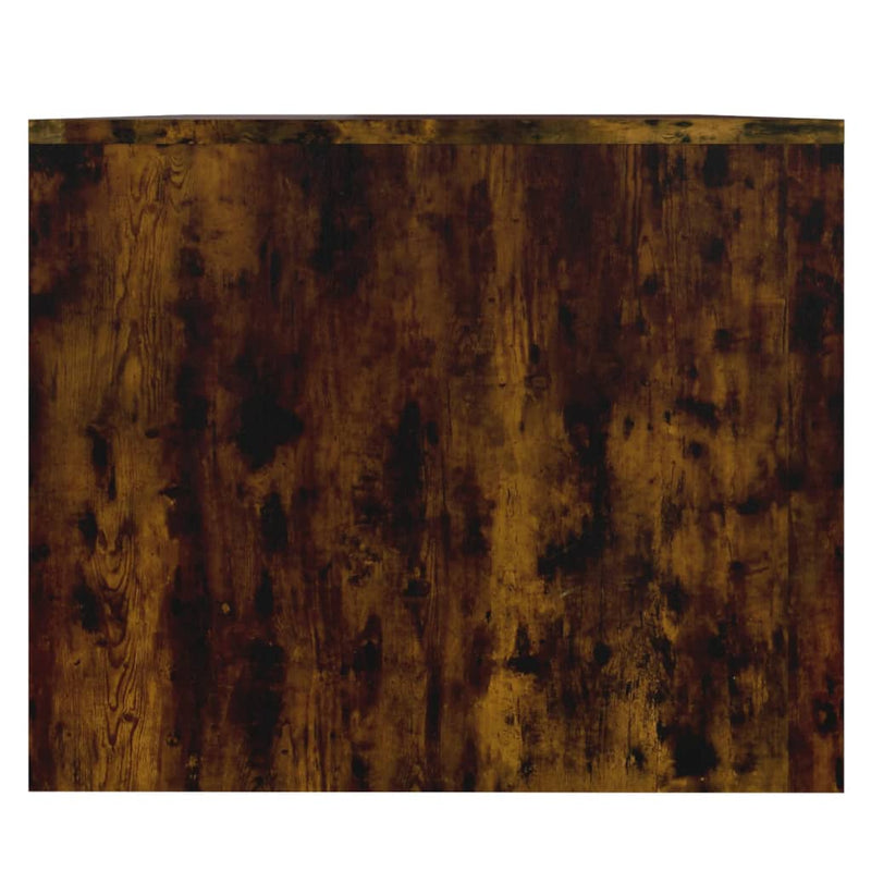 vidaXL füstös tölgy színű szerelt fa dohányzóasztal 90x50x41,5 cm