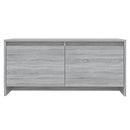vidaXL szürke sonoma szerelt fa dohányzóasztal 90x50x41,5 cm