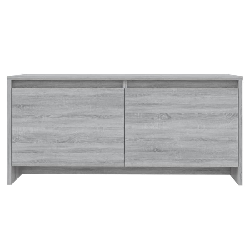 vidaXL szürke sonoma szerelt fa dohányzóasztal 90x50x41,5 cm