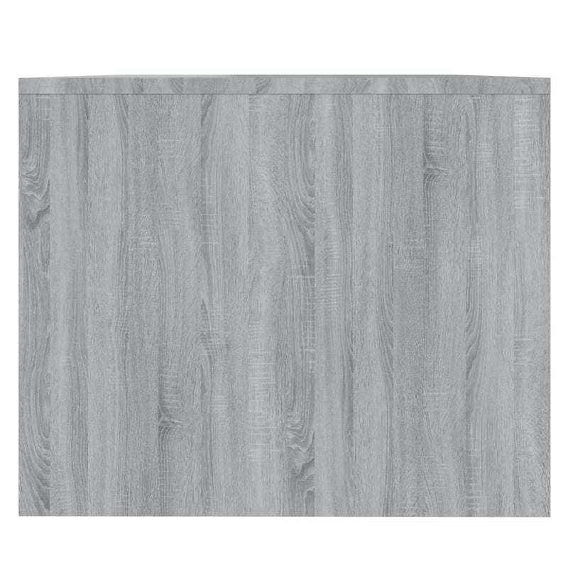 vidaXL szürke sonoma szerelt fa dohányzóasztal 90x50x41,5 cm